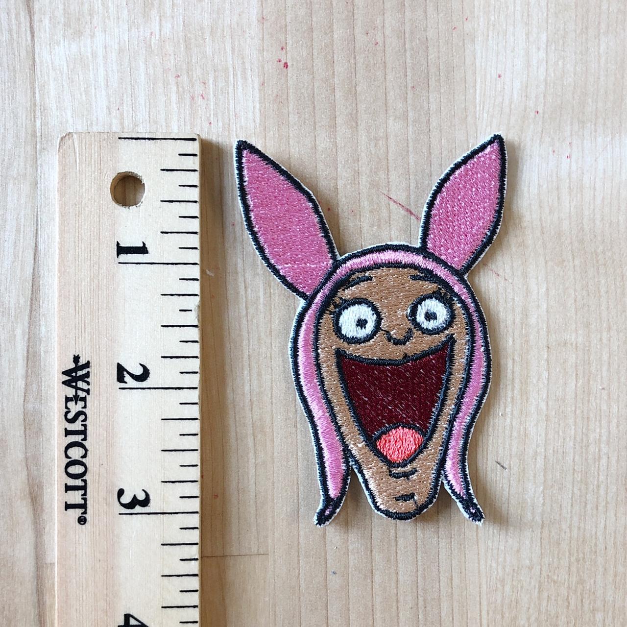 BOB'S BURGERS LOUISE BELCHER EMBROIDERED IRON ON - Depop
