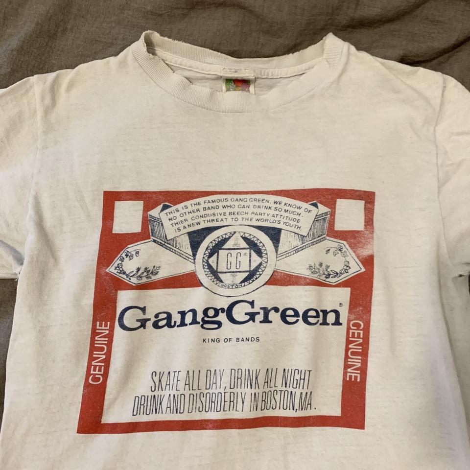 Gang green hot sale budweiser shirt