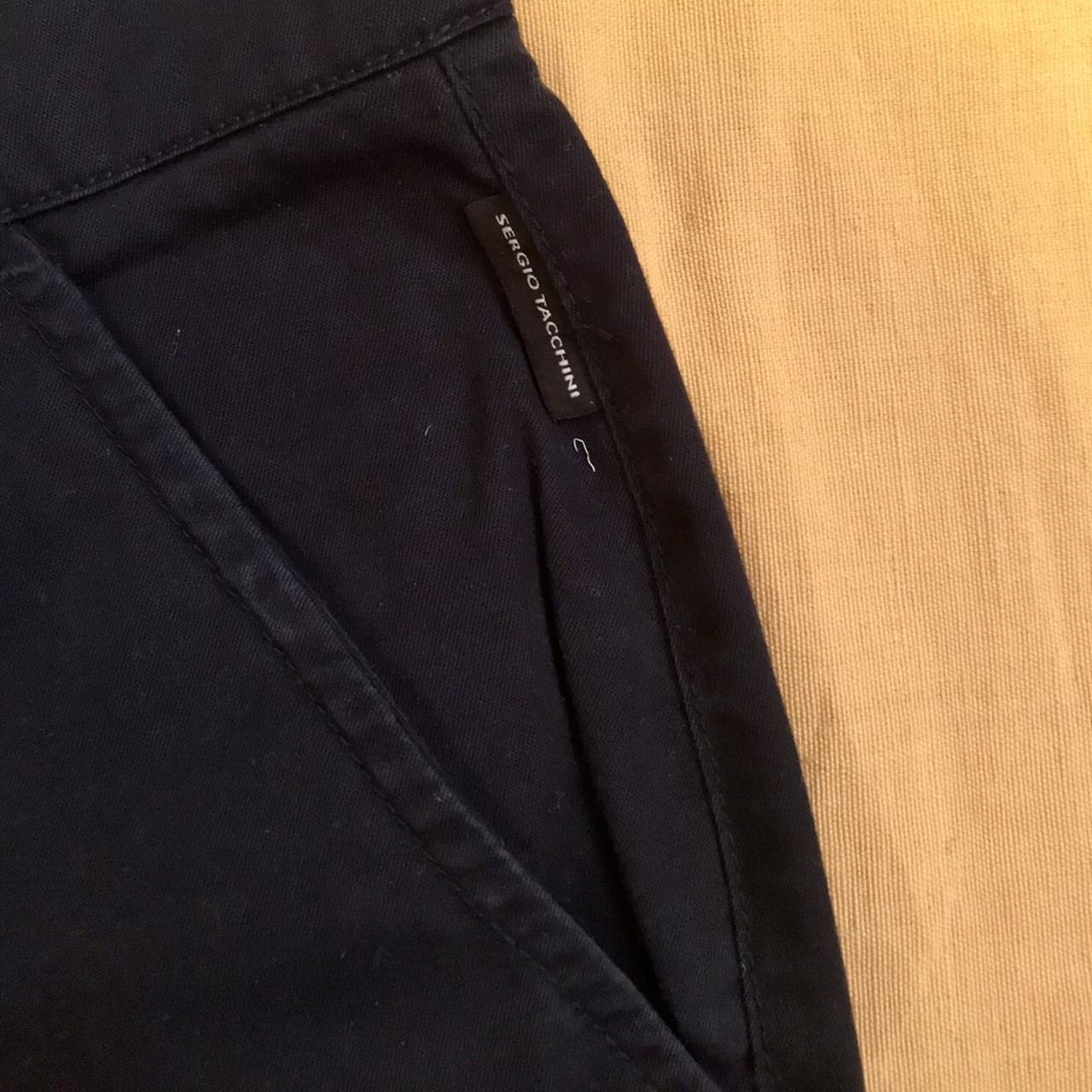 Rare Sergio Tacchini straight-leg chinos. Waist:... - Depop