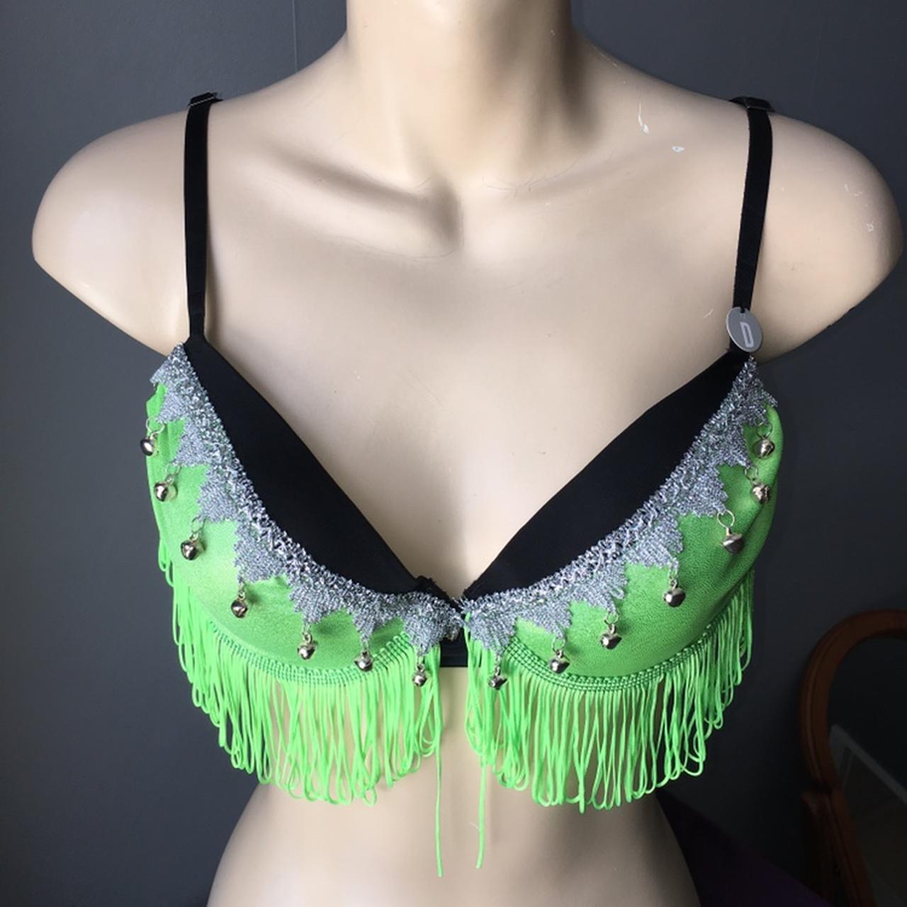 💚 HANDMADE FESTIVAL/ RAVE BRA 💚 💚 Unique design 💚 - Depop