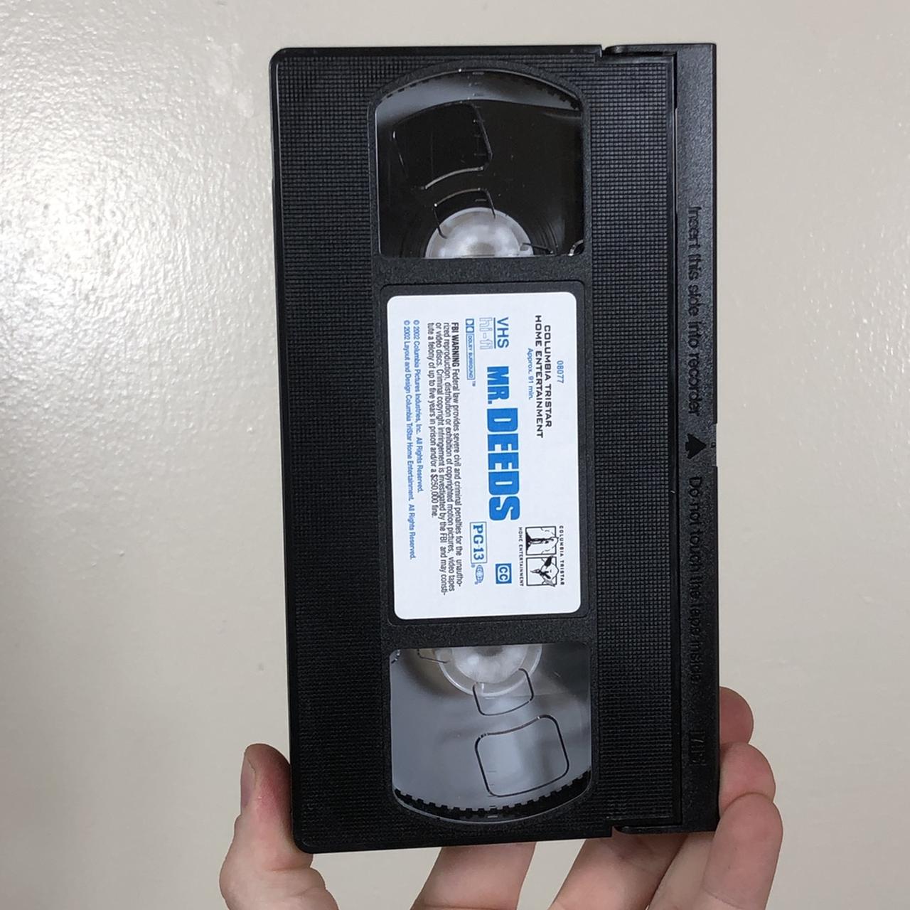 Vintage VHS Tape “Mr. Deeds with Adam Sandler “ —... - Depop