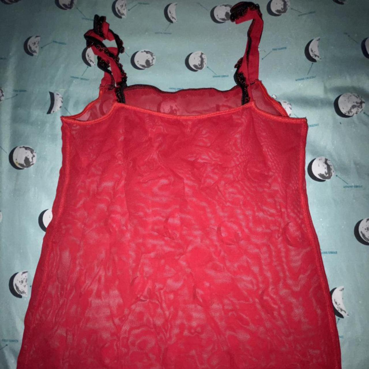 Women's Red and Black Vestundershirts Depop