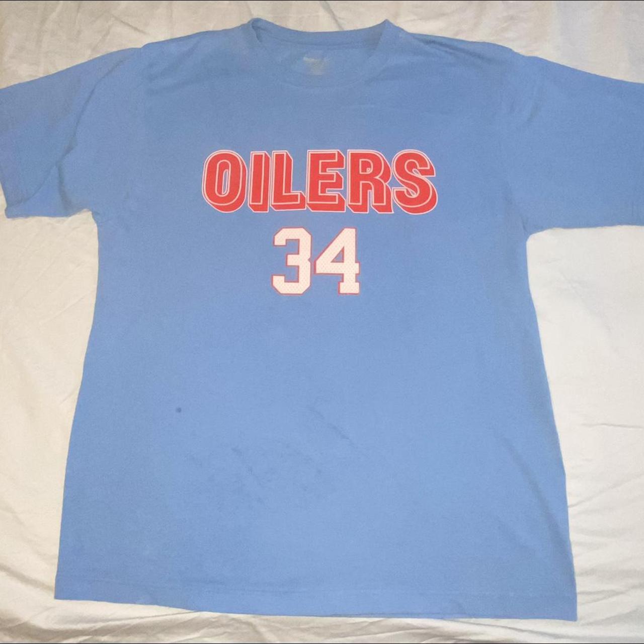 Vintage Houston Oilers Shirt Size: Large fits - Depop