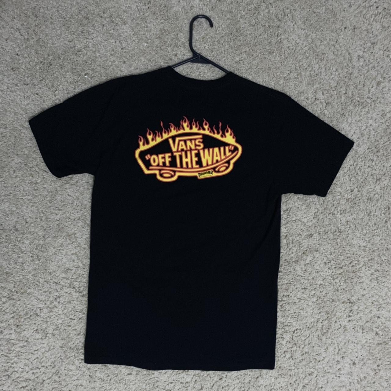 Articulation Hollywood arve Authentic Vans x Thrasher collab T-Shirt, size... - Depop