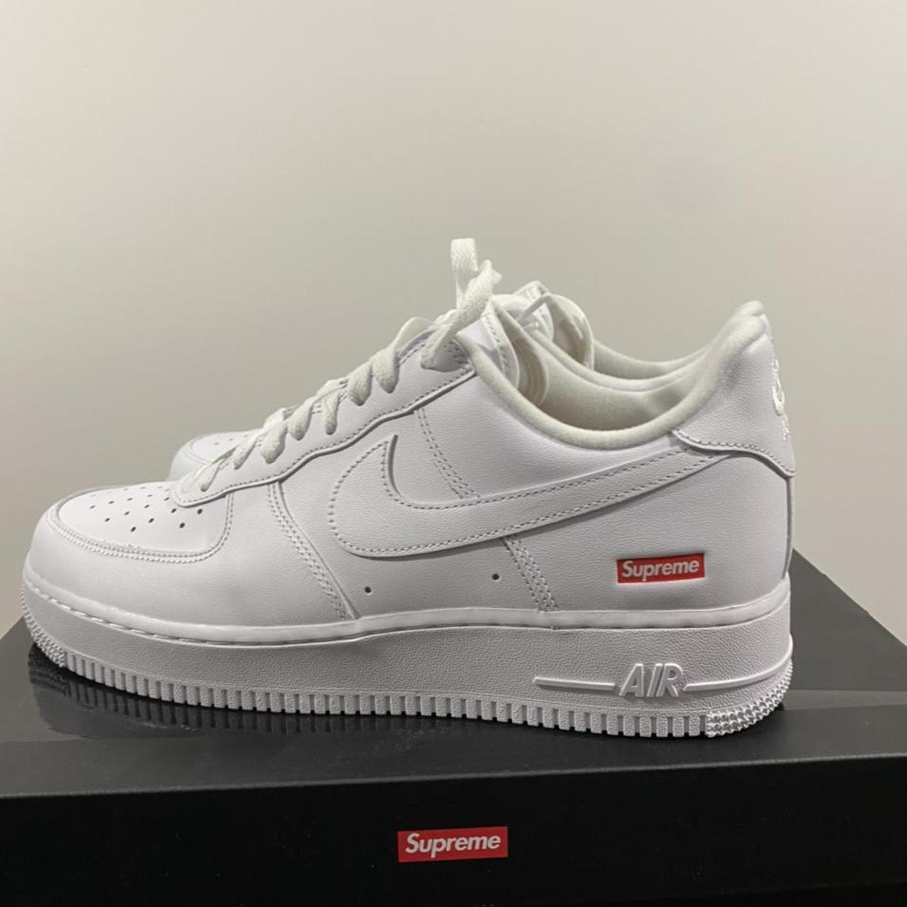 Supreme®/Nike® Air Force 1 Low 2023 - Black - 9.5 US - Depop