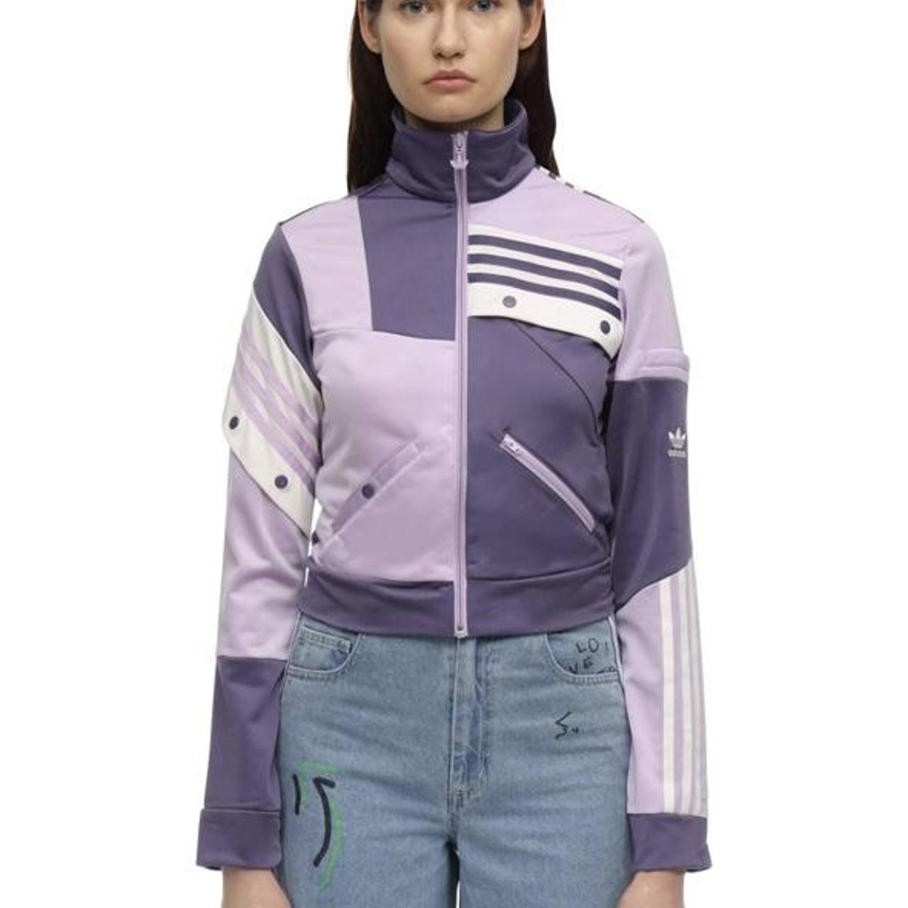 lilac adidas jacket