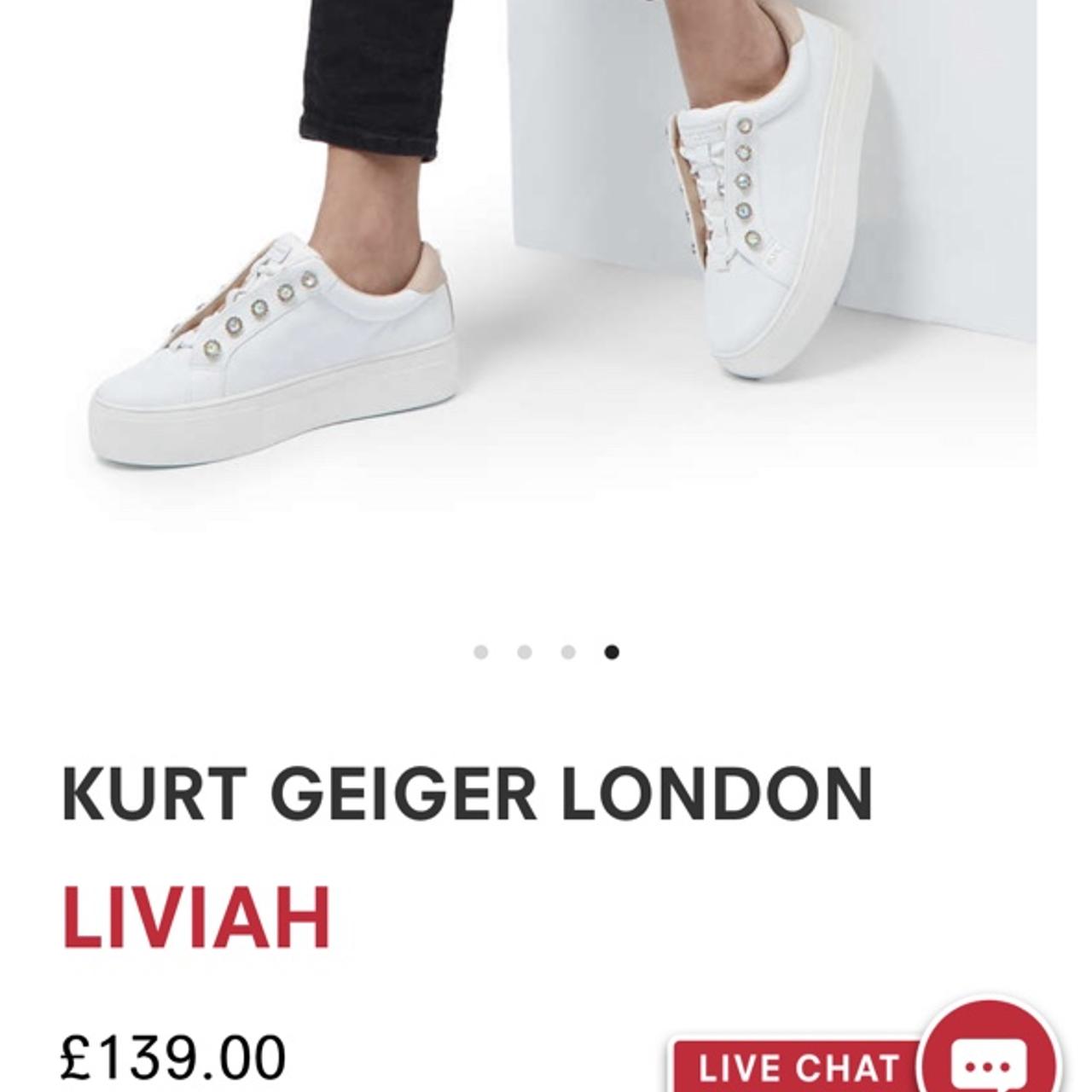 Kurt geiger liviah on sale trainers