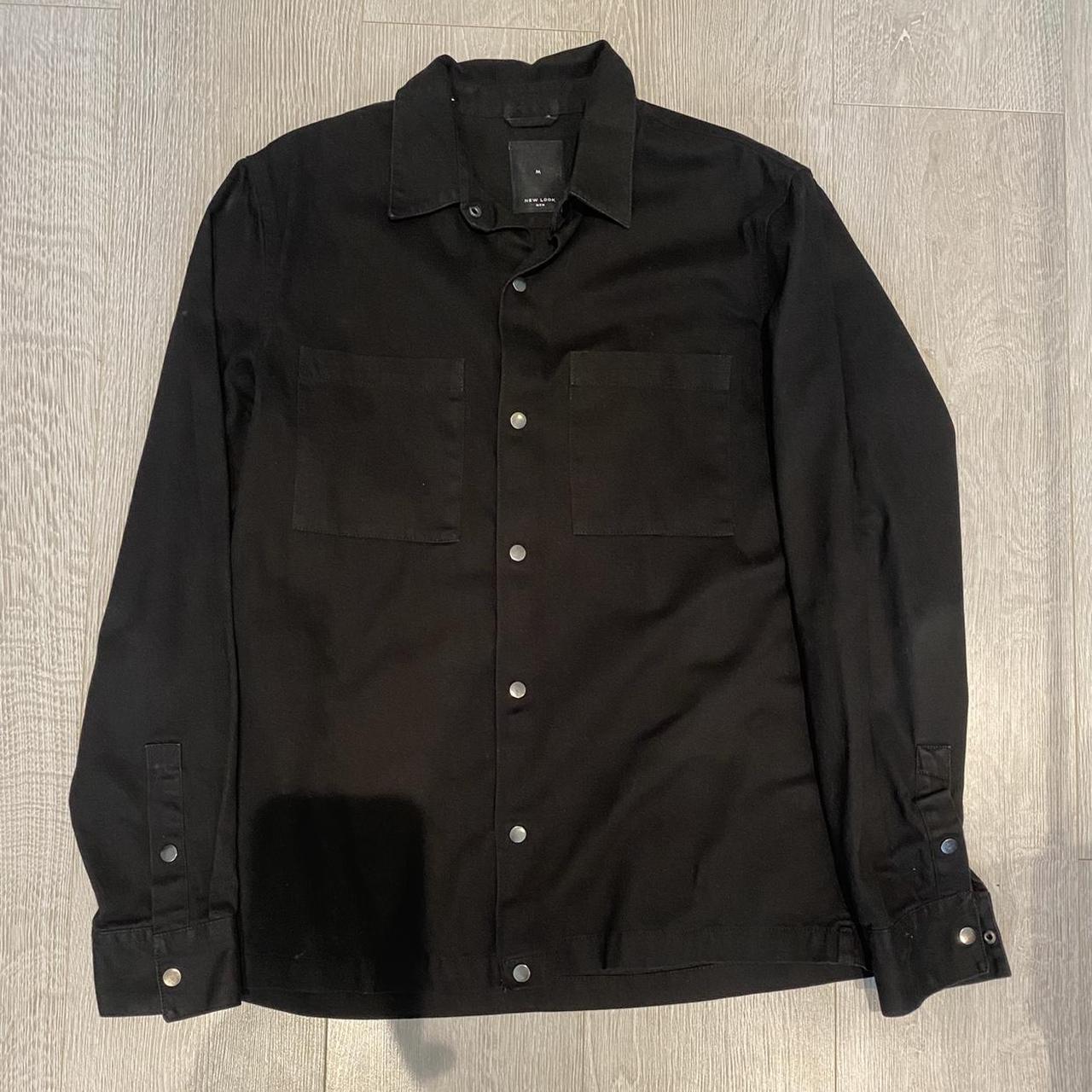 Black Overshirt New Look Size - Medium Conditon -... - Depop