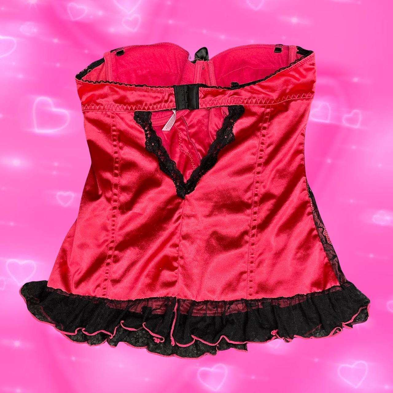 Y2K Bustier Lace Corset Top. 34B Depop