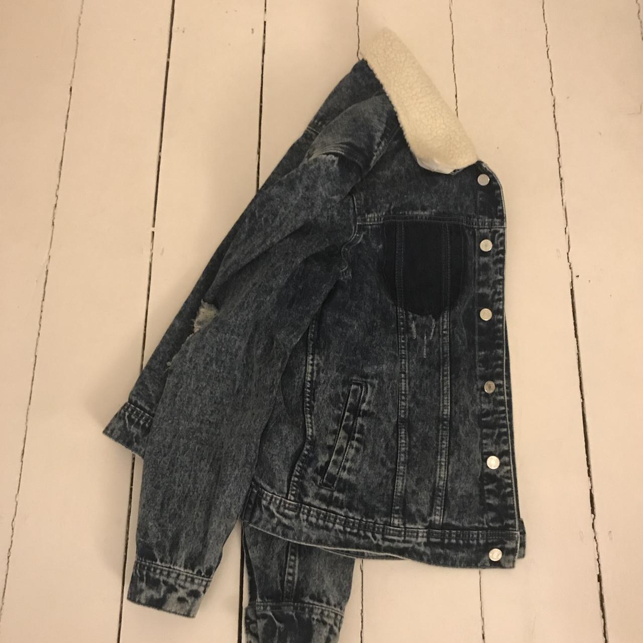 Brooklyn Supply Co denim jacket Lightly ripped