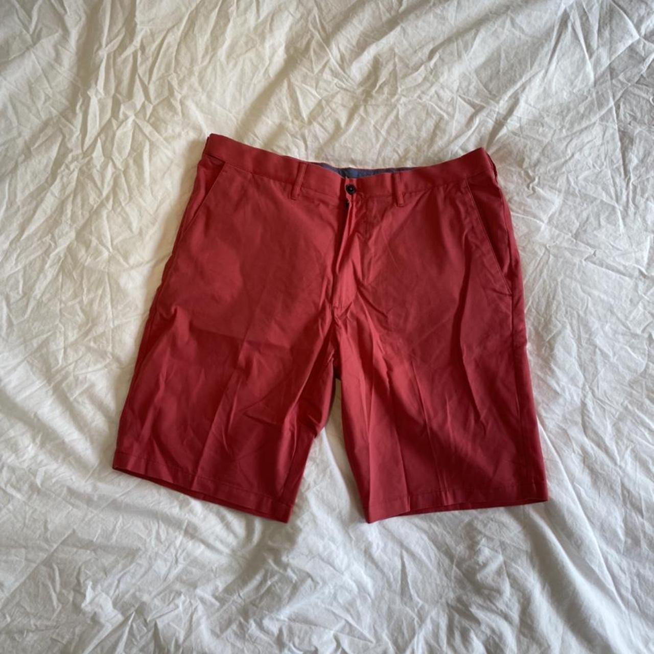 M&S Salmon Pink Chino Shorts No Discolouration or... - Depop