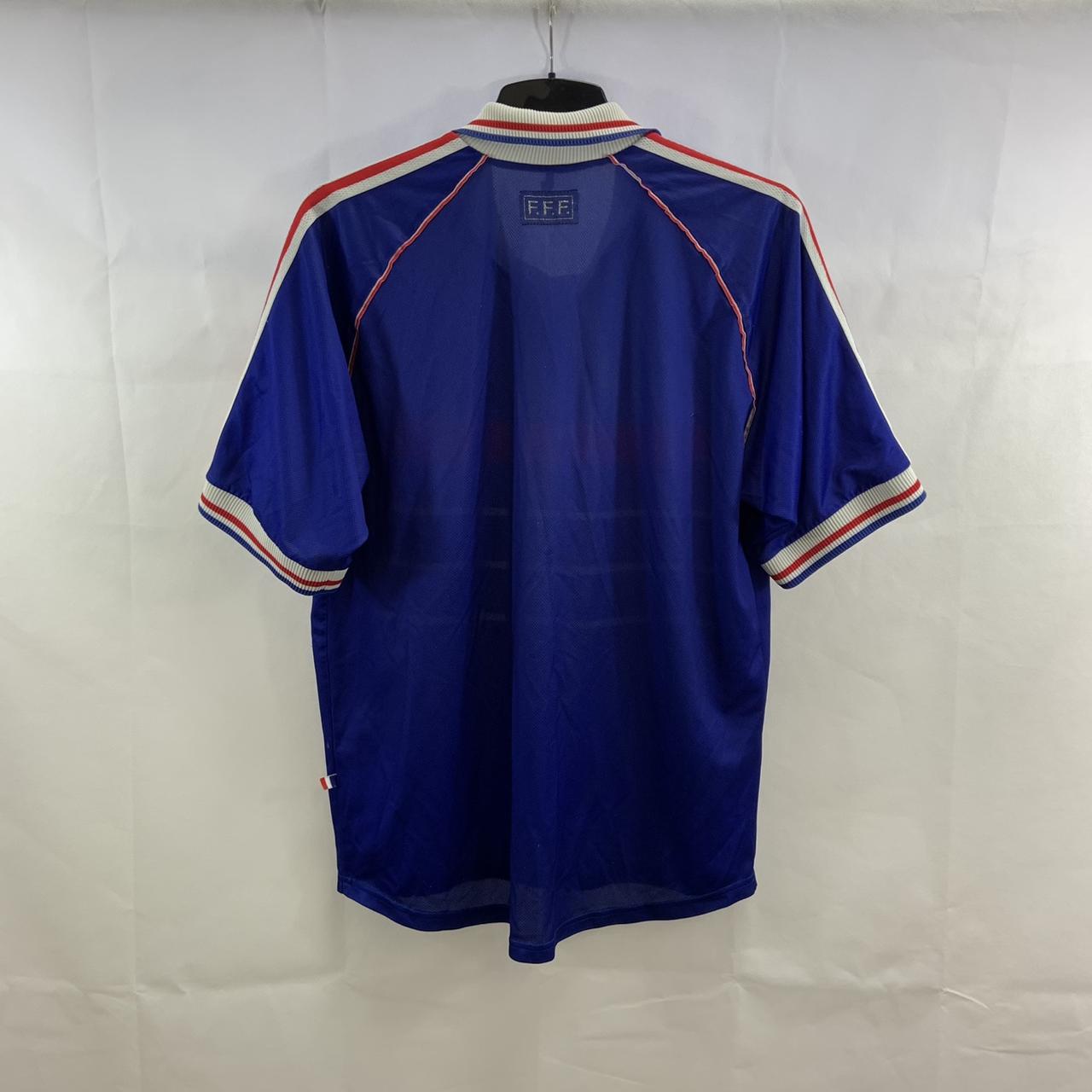 France Home Football Shirt 1998/00 Adults Large... - Depop