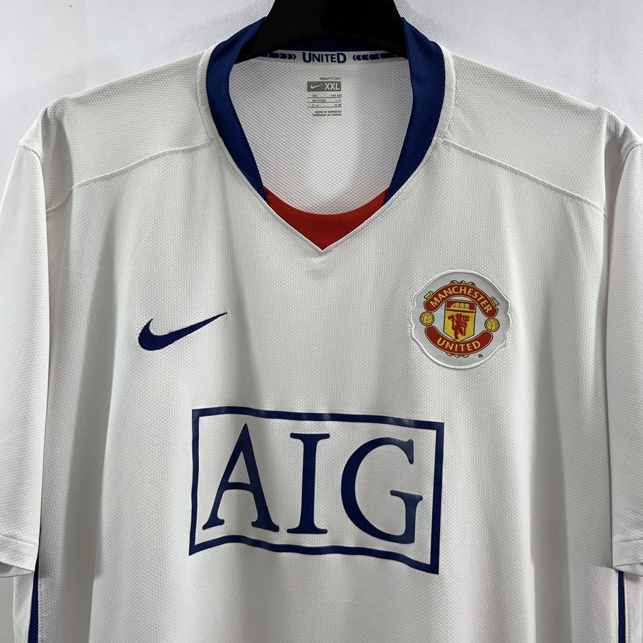 Manchester United Away Football Shirt 2008/10 Adults... - Depop