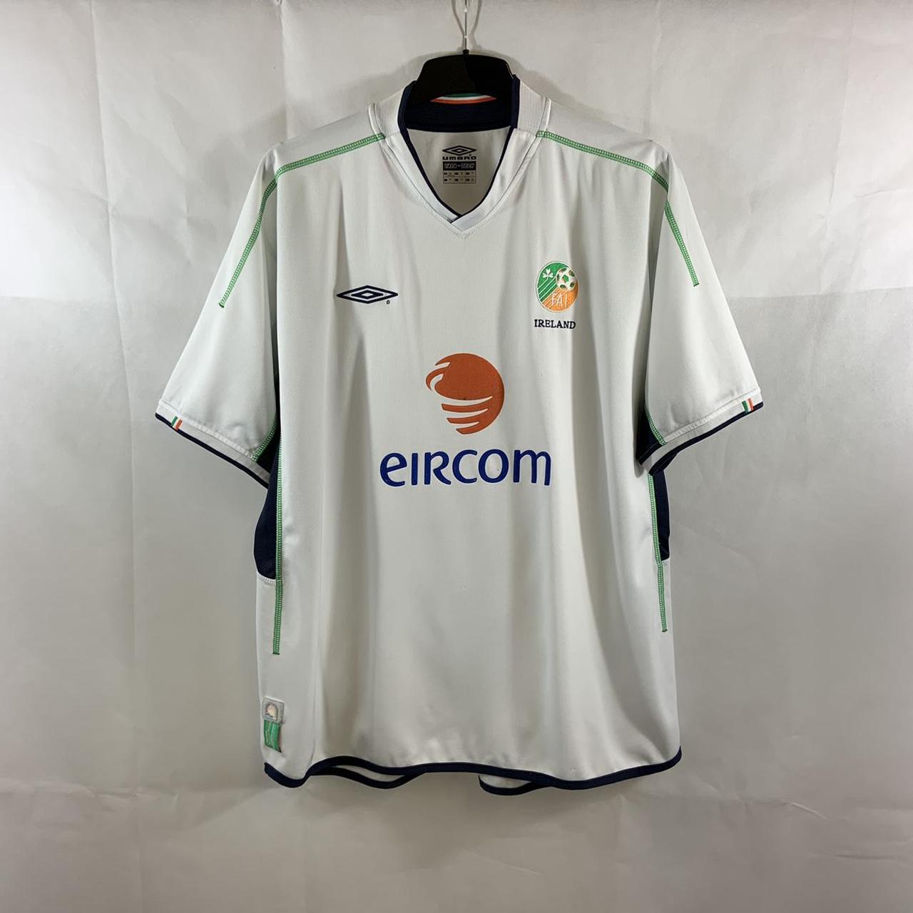 Ireland Away Football Shirt 2002/03 Adults XXL Umbro... - Depop