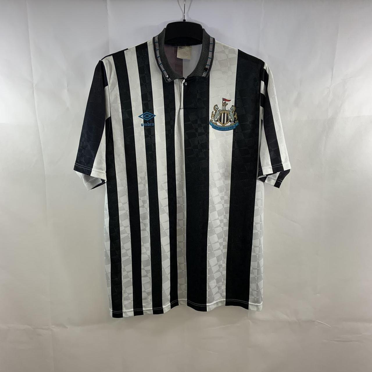 Newcastle United Home Football Shirt 1990/93 Adults... - Depop