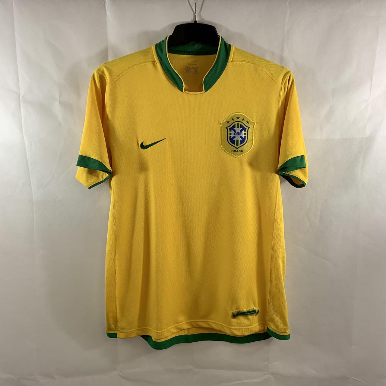 Brazil Home Football Shirt 2006/08 Adults Medium... - Depop