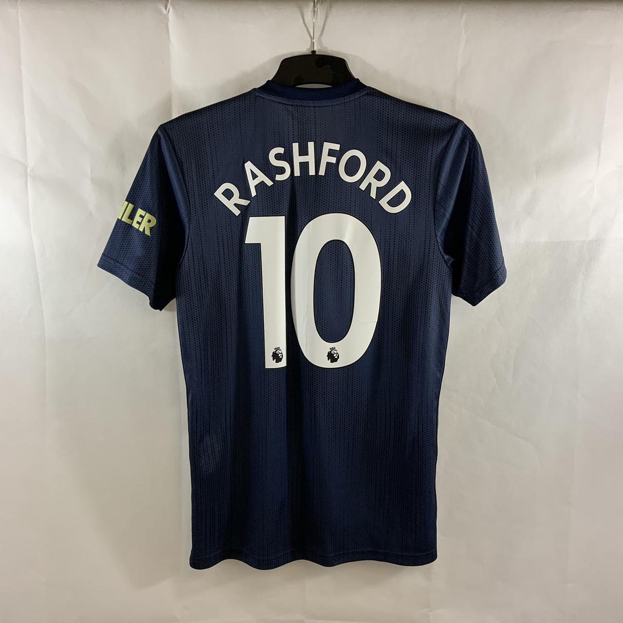 Manchester United Rashford 10 Third Football Shirt... - Depop