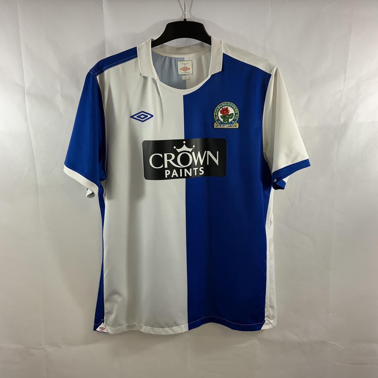 blackburn rovers home shirt