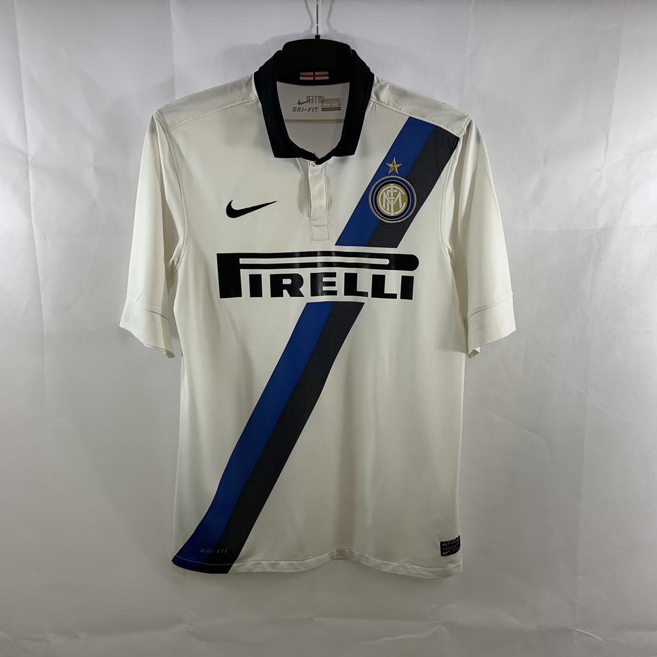 Inter Milan Away Football Shirt 2011/12 Adults Small... - Depop