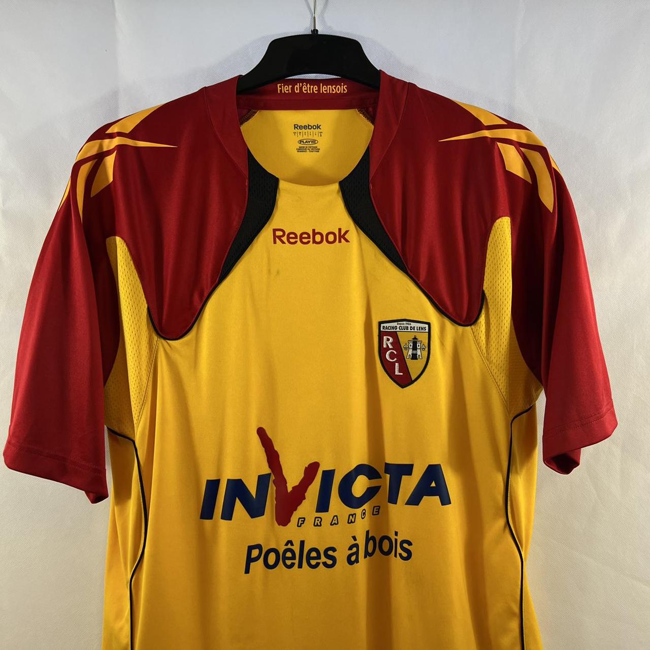 Lens Home Football Shirt 2010 11 Adults Large Reebok Depop