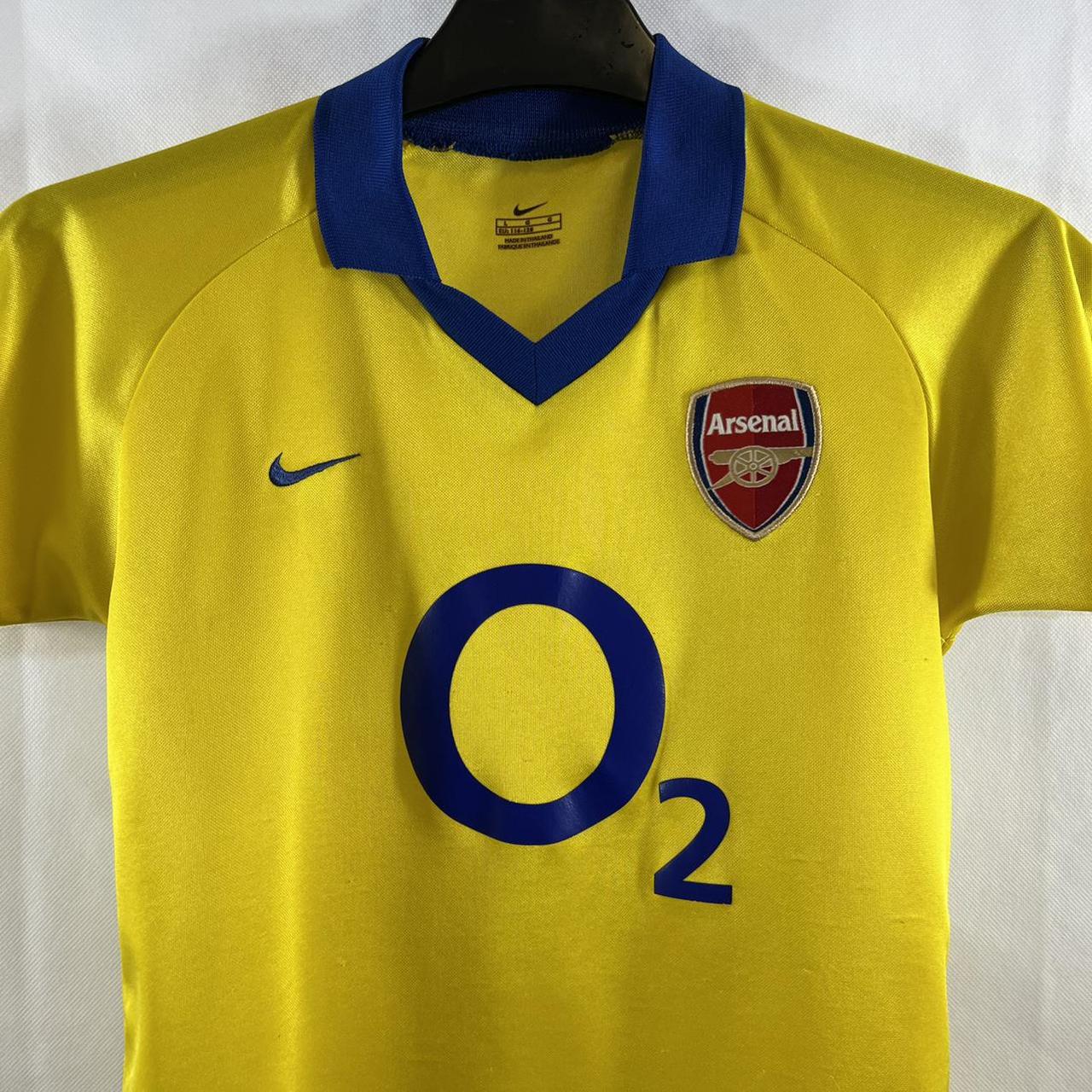 Arsenal Away Football Shirt 2003/05 Children’s 6/7... - Depop
