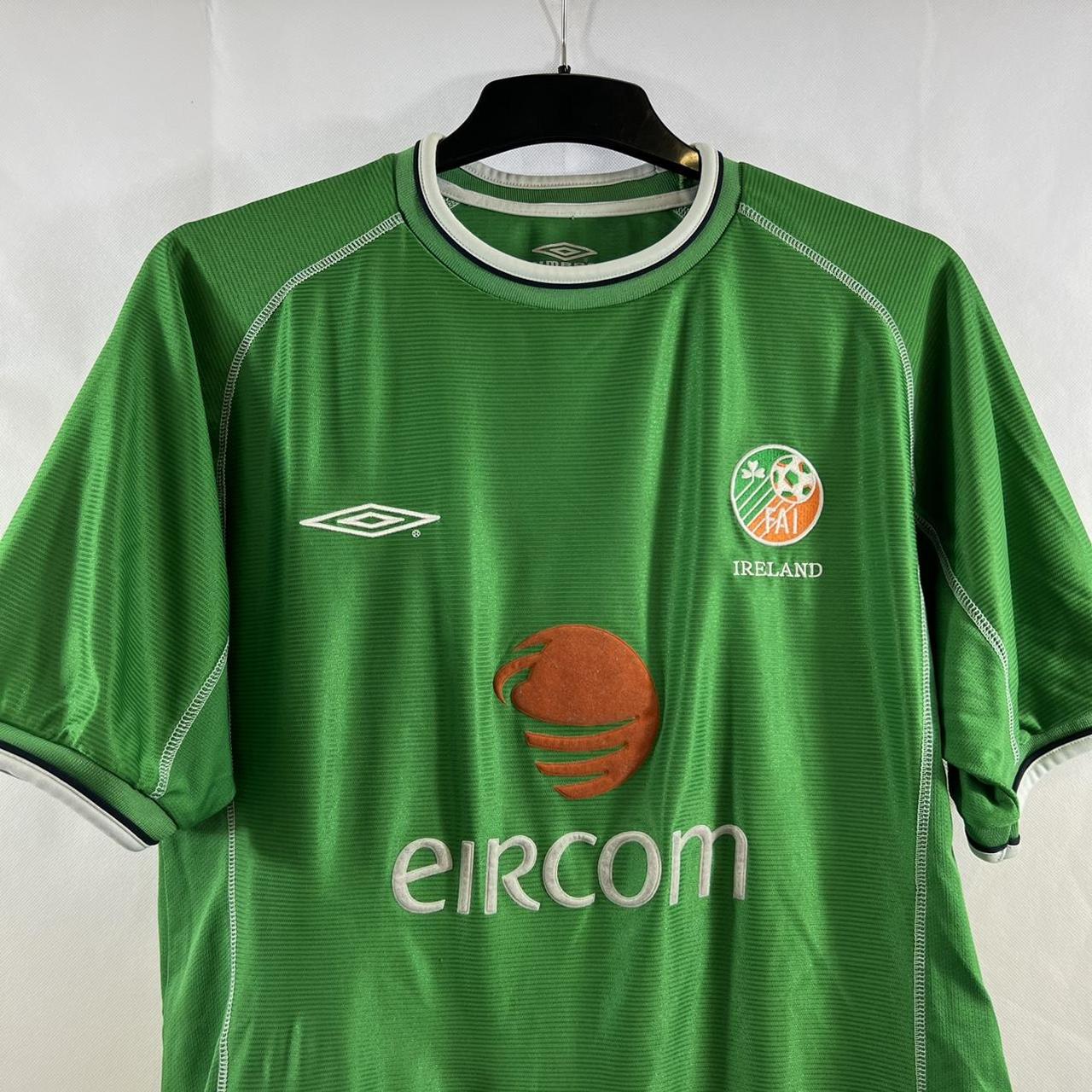 Ireland Home Football Shirt 2001/03 Adults Large... - Depop