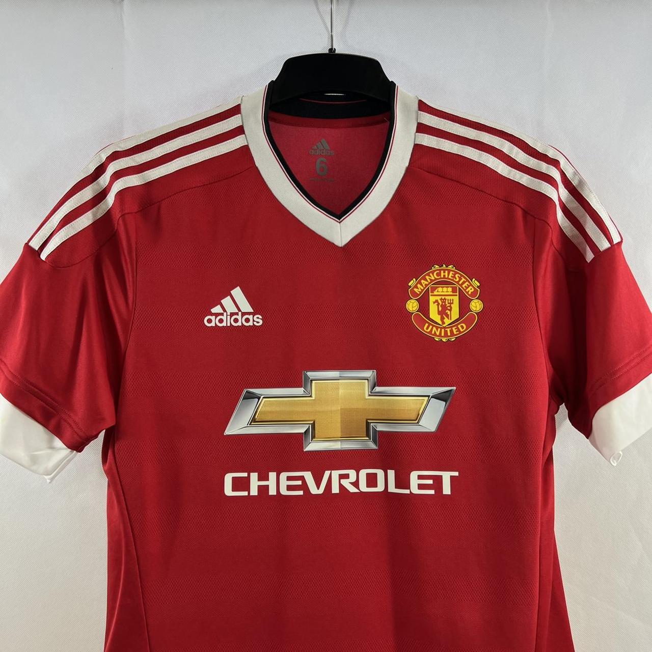 Manchester United Player Issue Home Football Shirt... - Depop