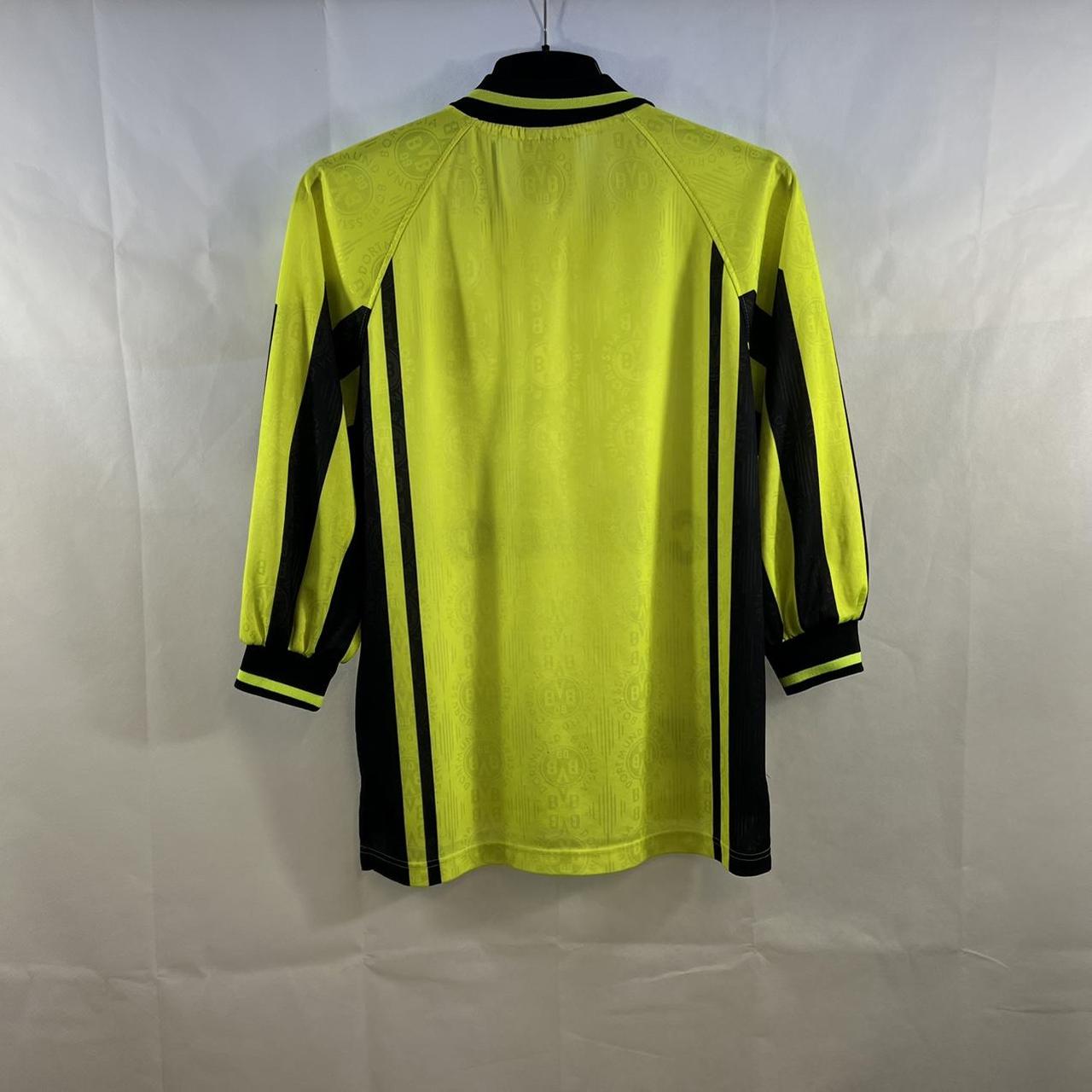 Borussia Dortmund L/S Home Football Shirt 1996/97... - Depop