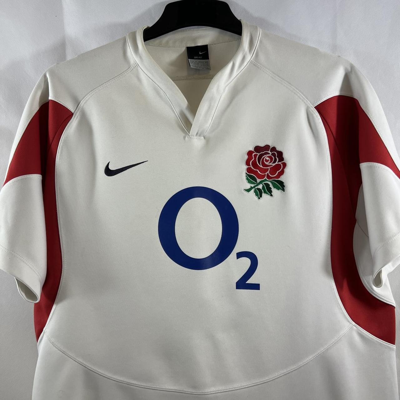 England Home Rugby Shirt 2005/06 Adults XL Nike... - Depop