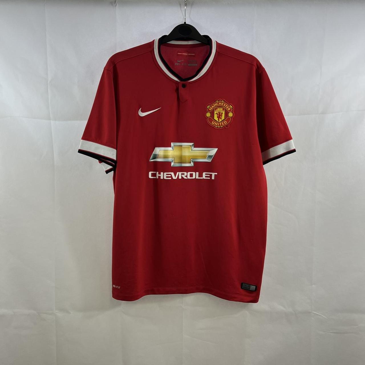 Manchester United Home Football Shirt 2014/15 Adults... - Depop