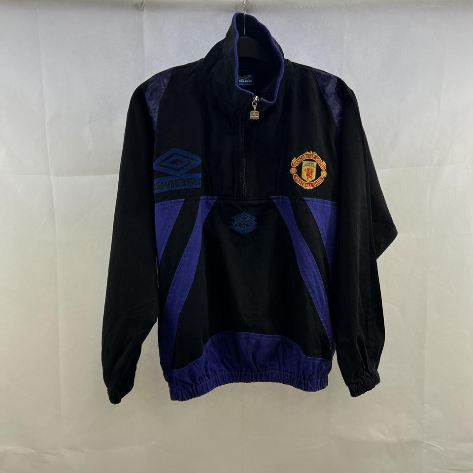 Manchester United Drill Football Jacket 1995/96... - Depop