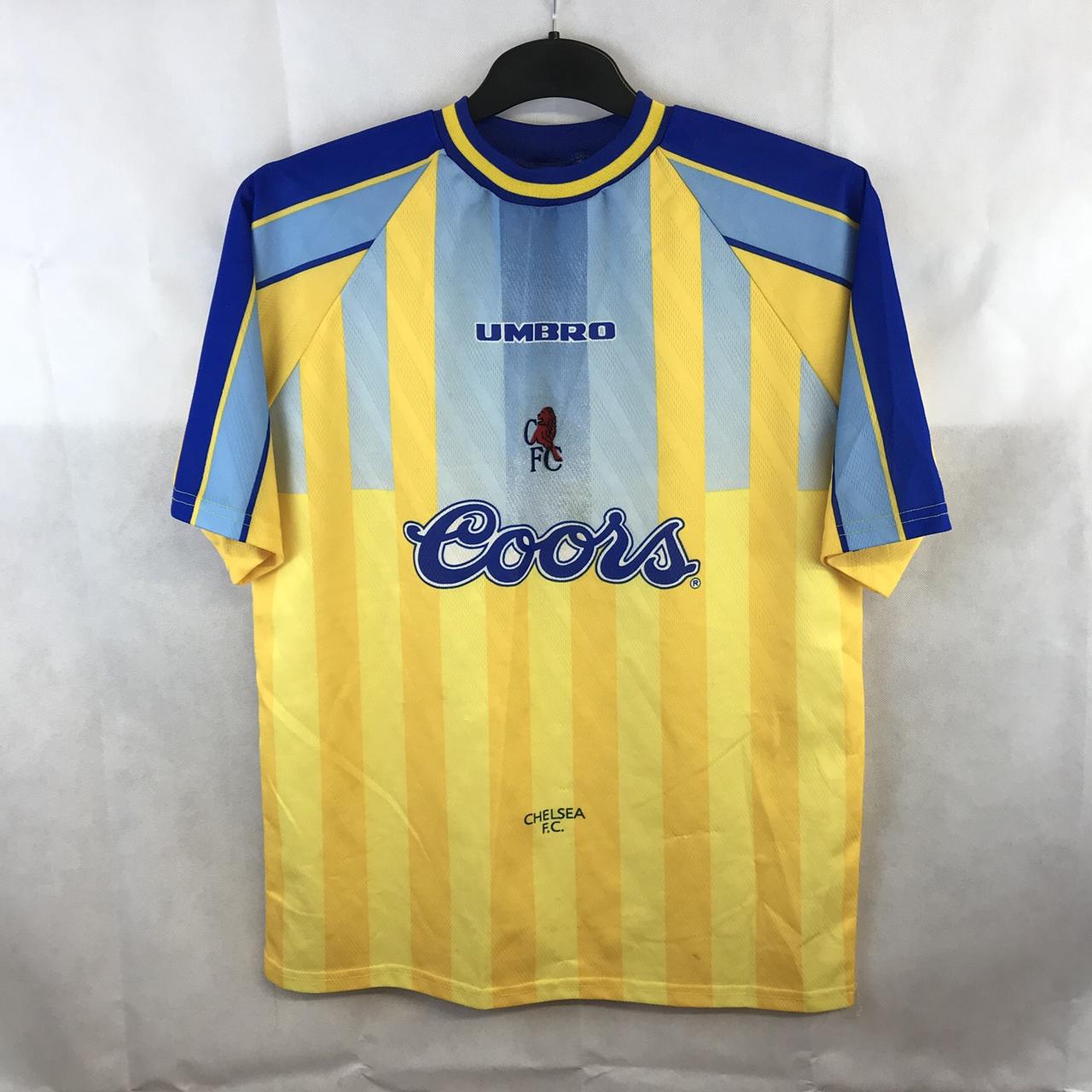 Chelsea Prototype Away Football Shirt 1996/97 Adults... - Depop