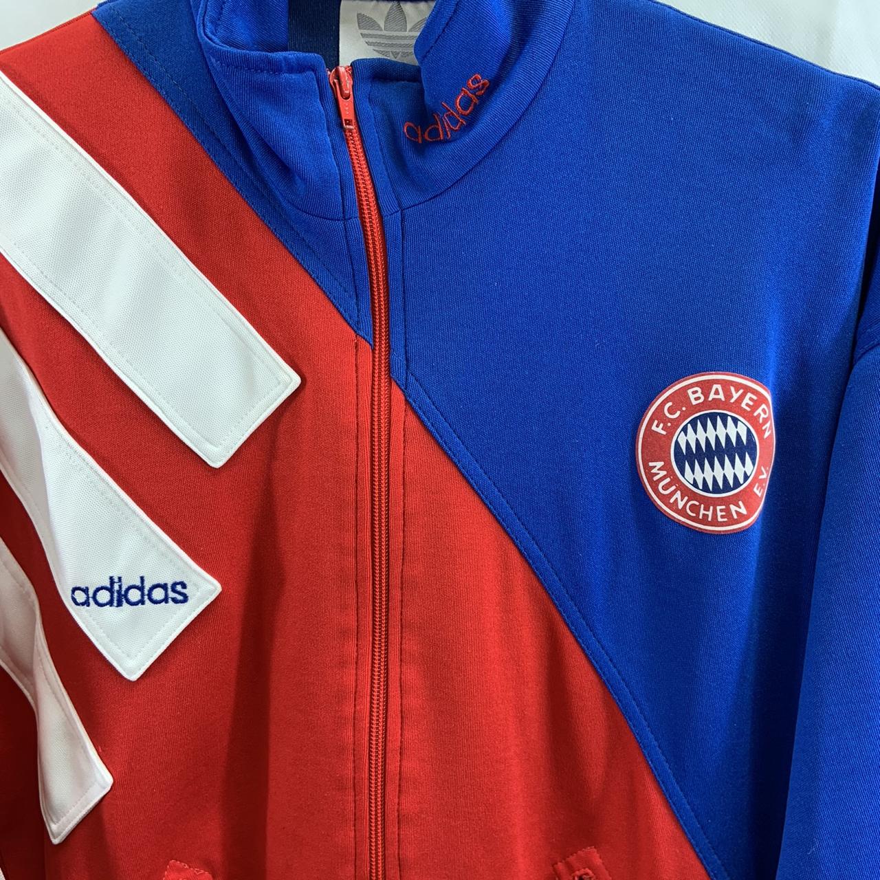 Bayern Munich Football Track Jacket 1993/95 Adults... - Depop