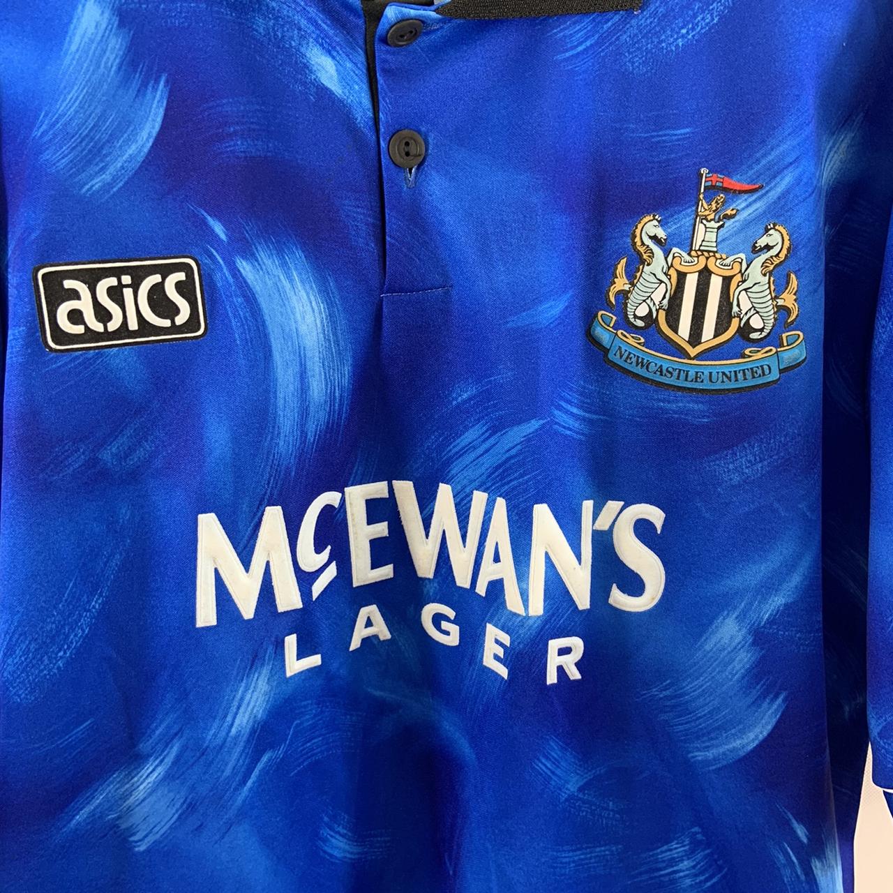 Newcastle United Away Football Shirt 1993/95 Adults... - Depop