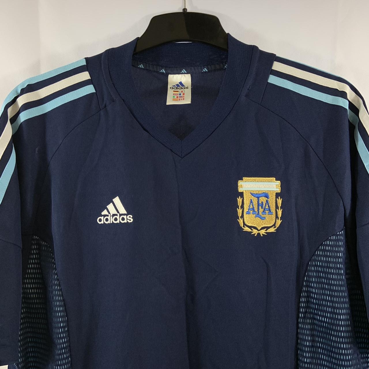 Argentina Away Football Shirt 2002/04 Adults XL... - Depop