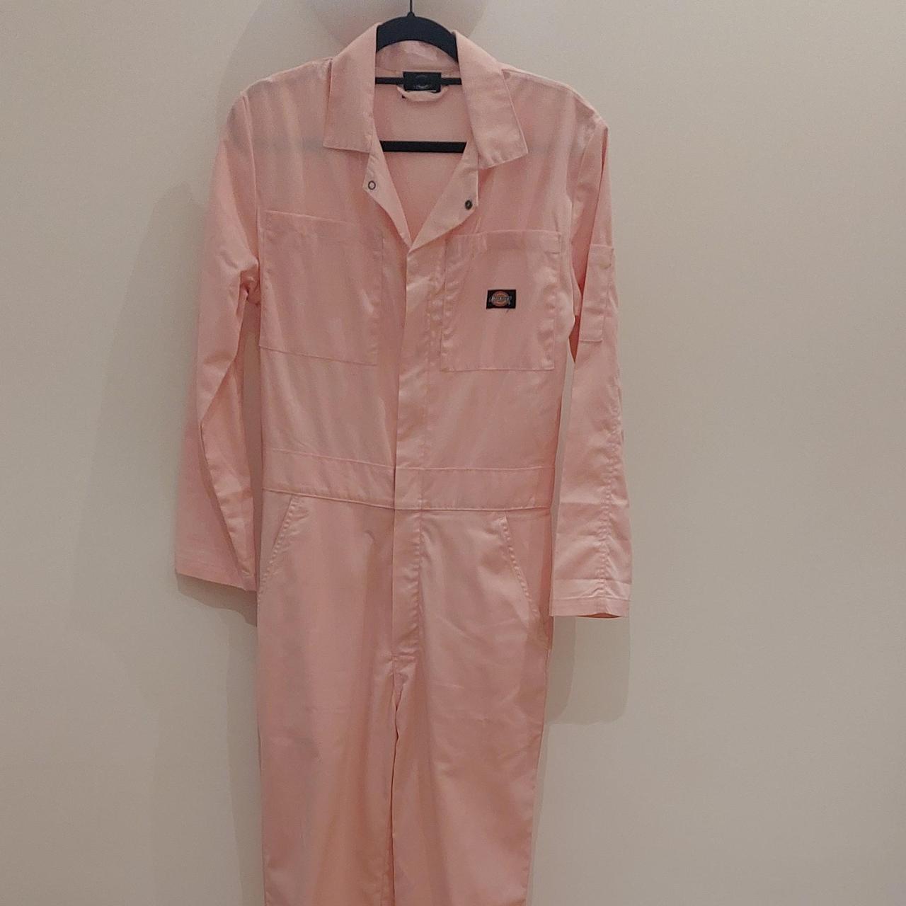DICKIES pink Jumpsuit overalls Size S Fits a size... Depop