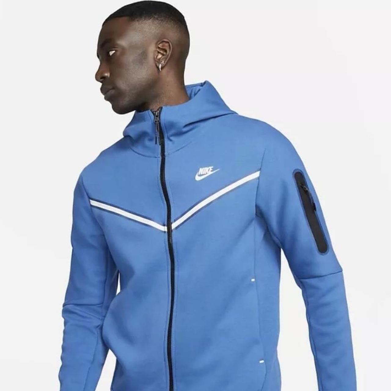 Nike Blue Tech Fleece Set - Large Brand new and... - Depop