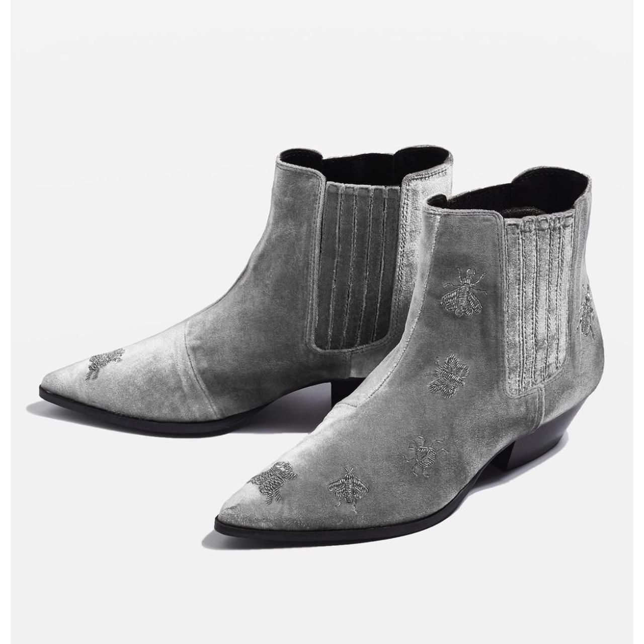 Grey boots outlet topshop