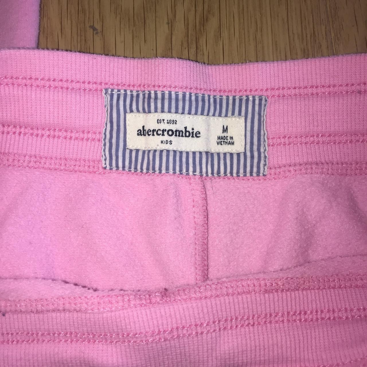 Kids Abercrombie fitted jogging bottoms Has slight... - Depop