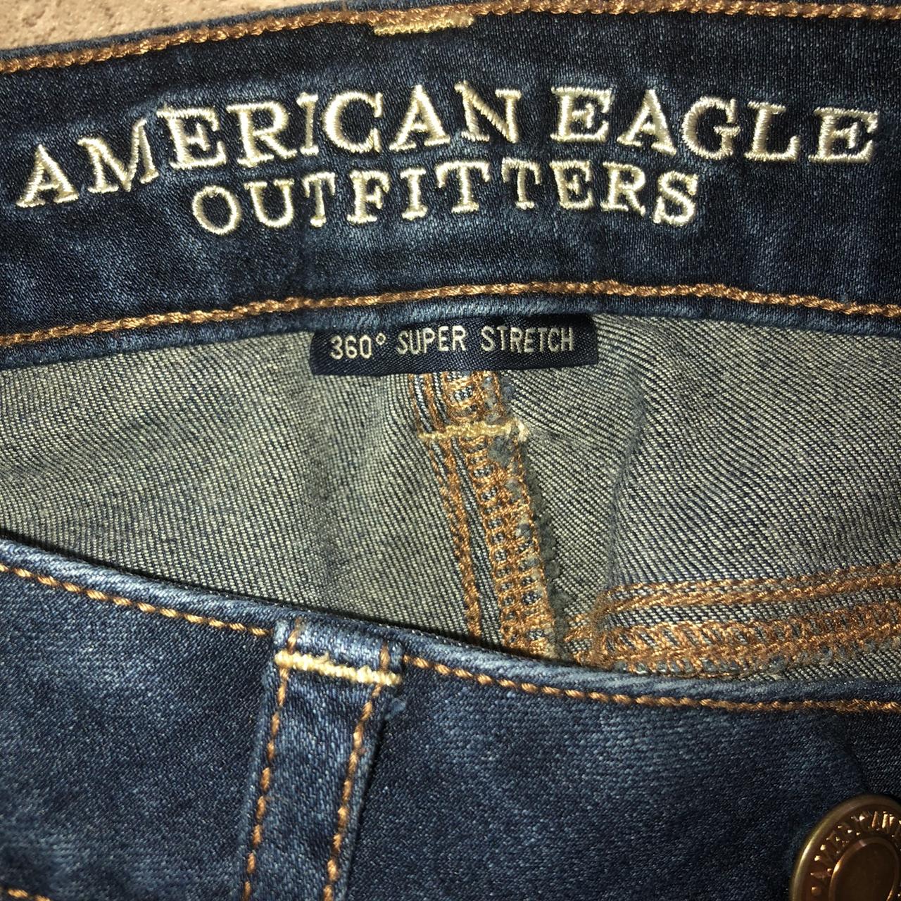 American Eagle Outfitters Women's Blue Jeans | Depop