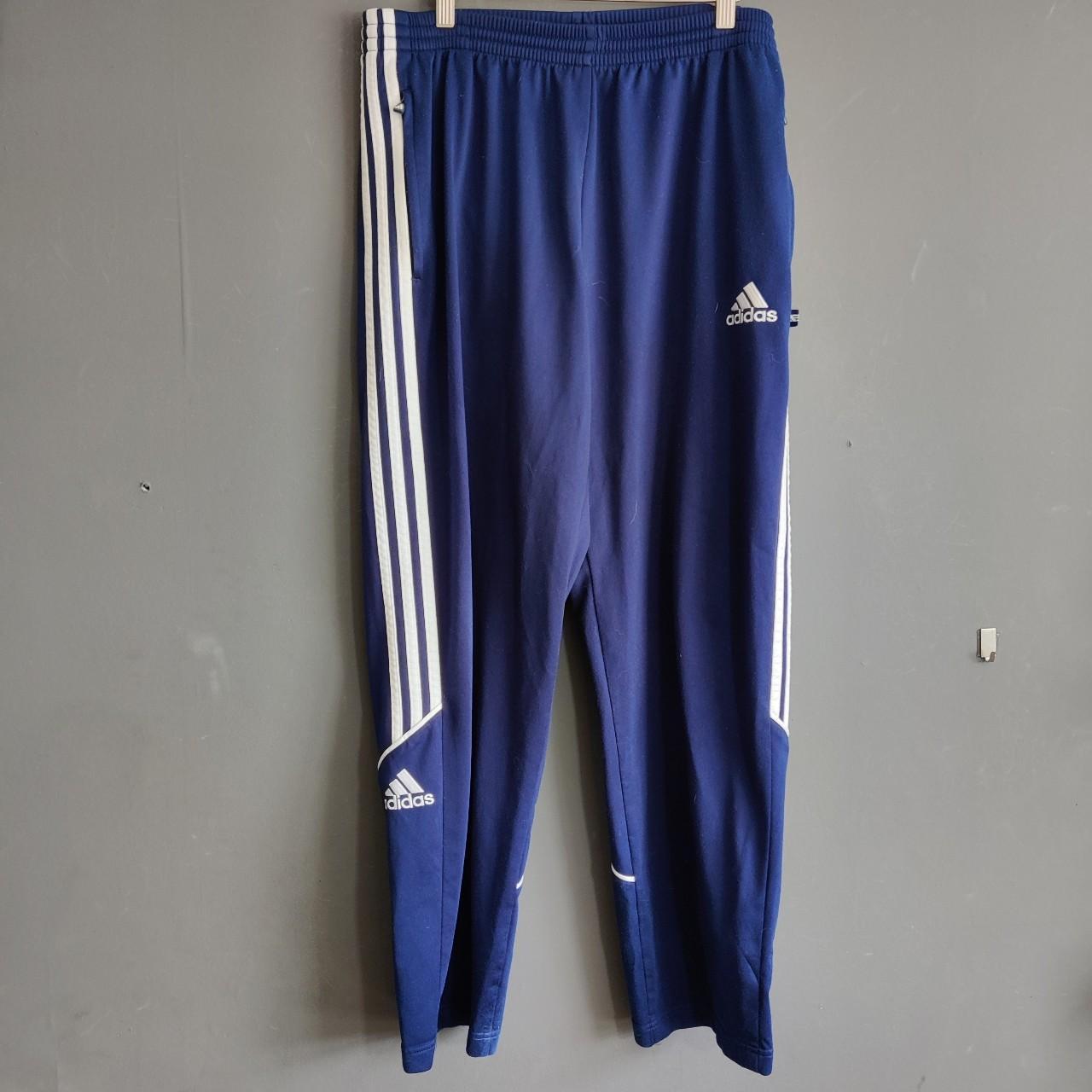 Adidas Tracksuit Bottoms Vintage Adidas navy... Depop