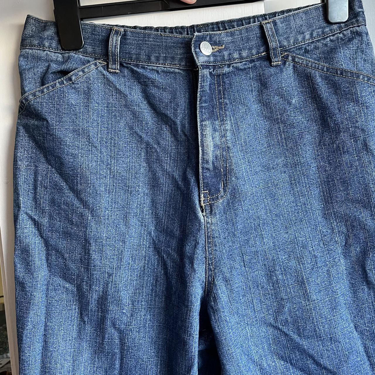 Women's Blue and Navy Jeans | Depop