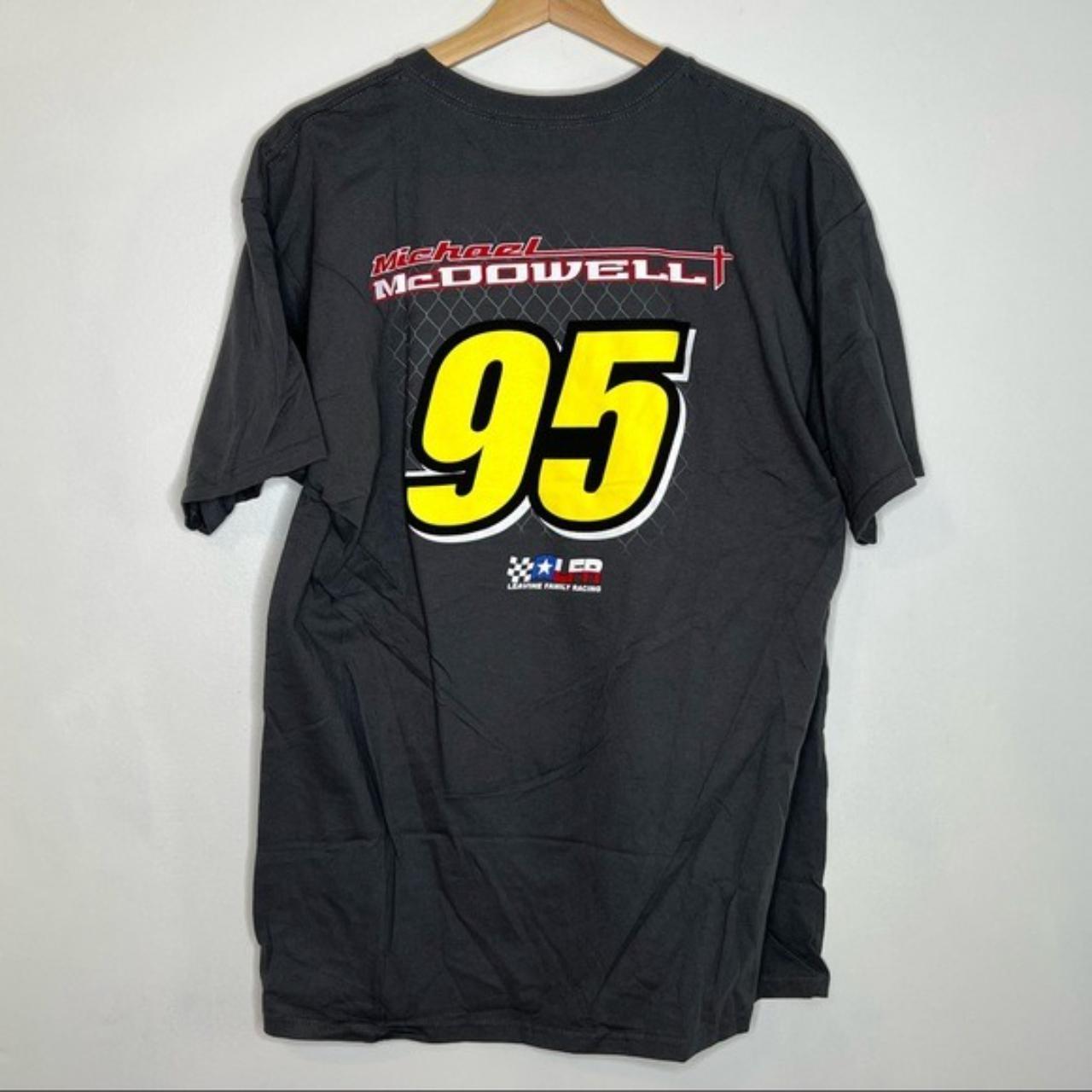 Nascar Michael McDowell 95 racing tshirt graphic... - Depop