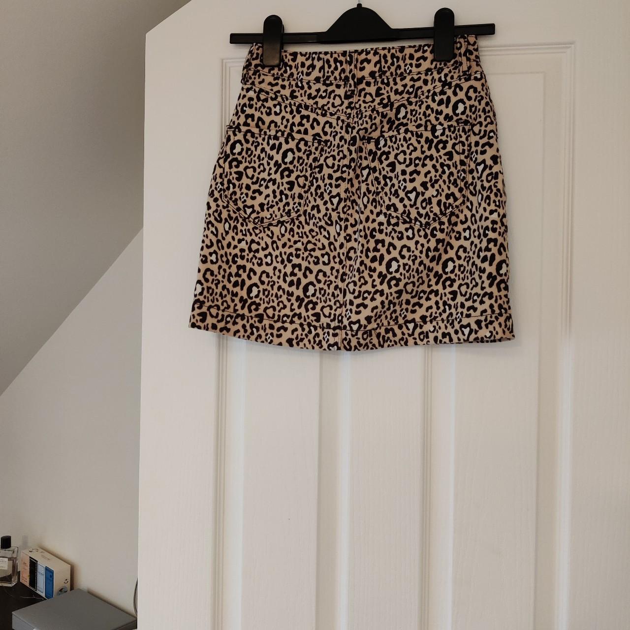 Leopard print 2025 skirt hollister