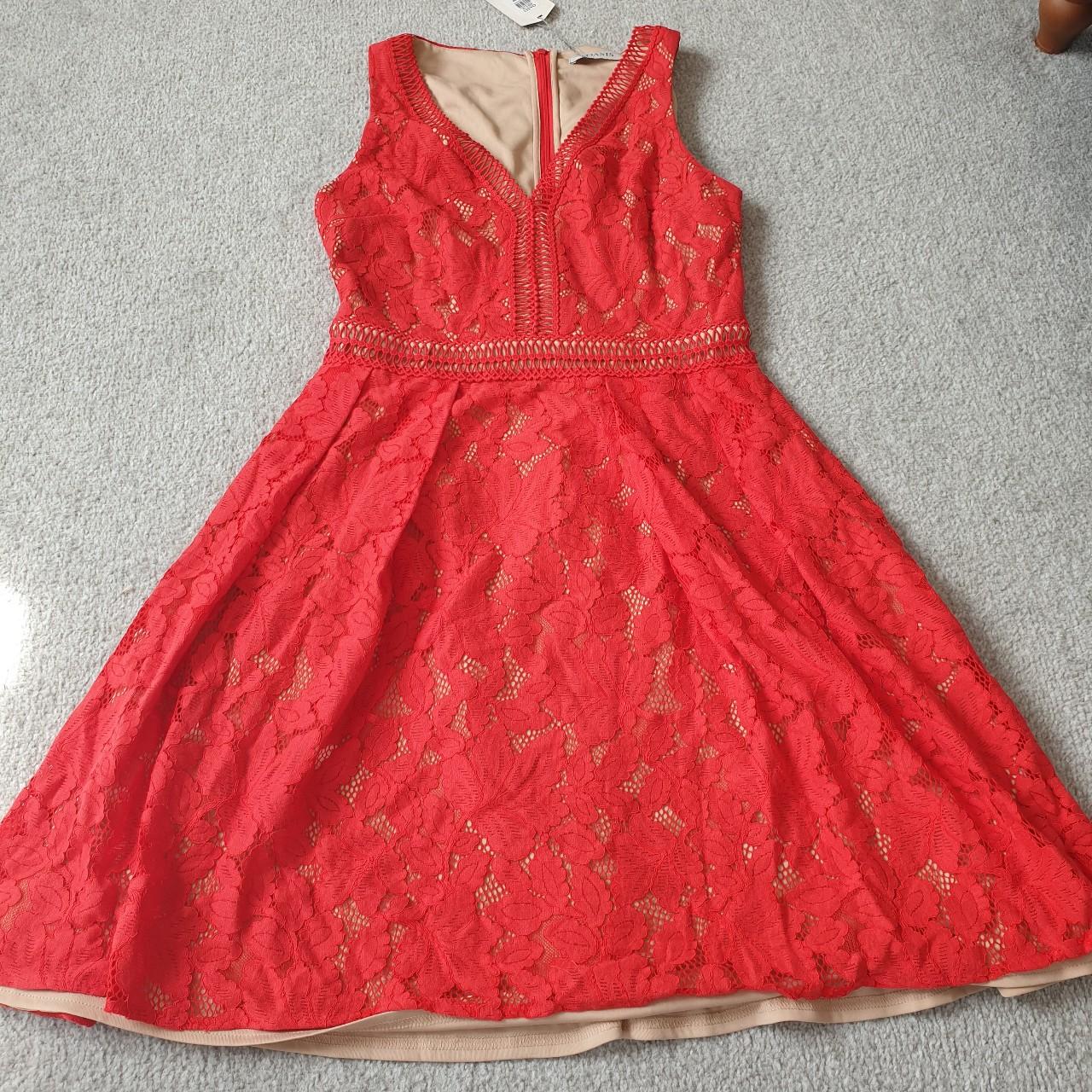 Oasis red shop skater dress