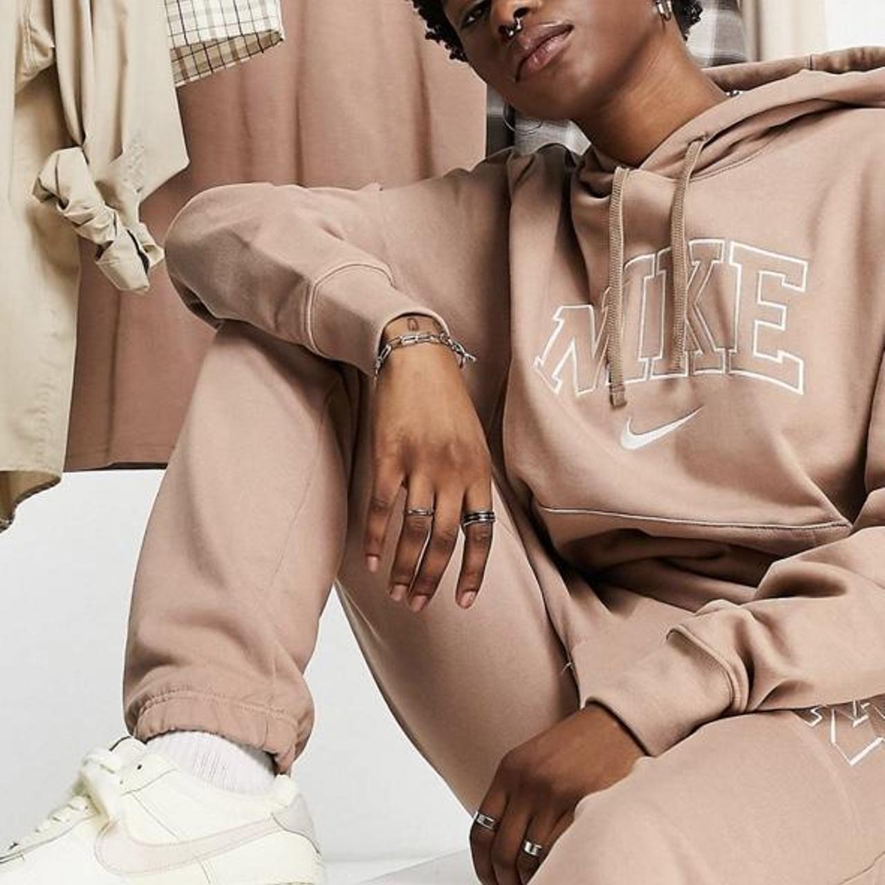 nike women's lace up hoodie