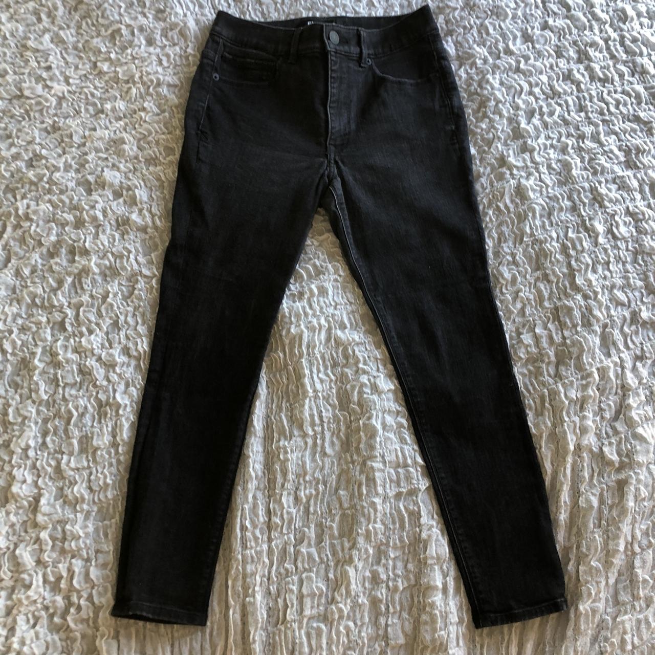 basic black express jeans 🖤 lightly worn, in great... - Depop