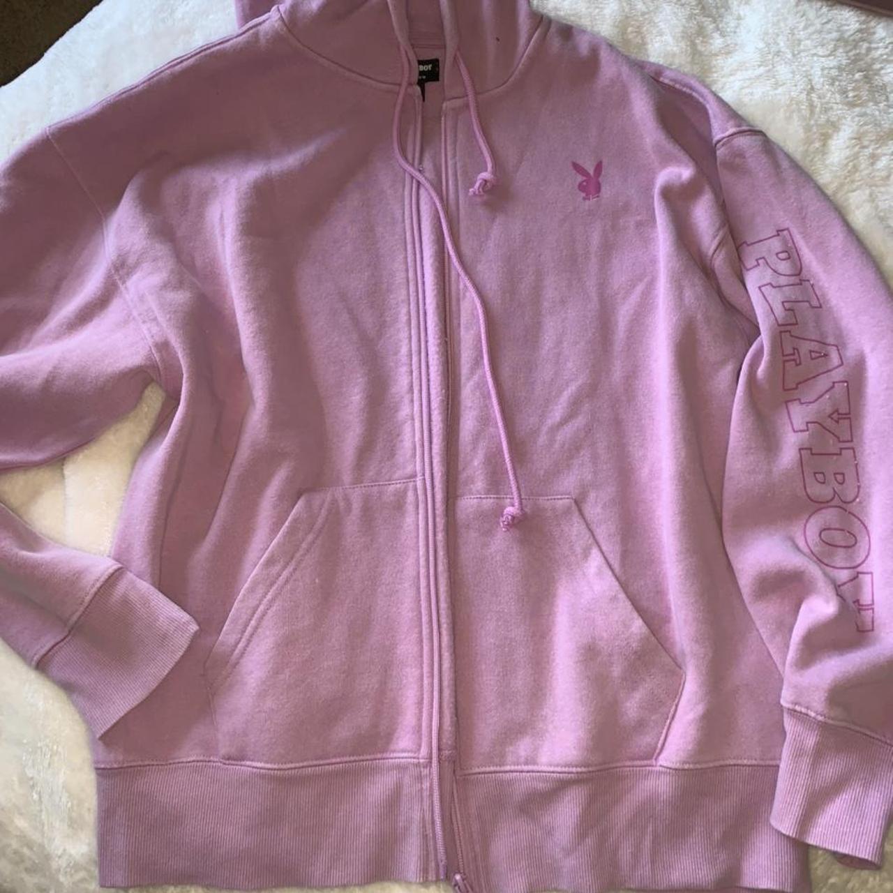 Playboy X Pacsun collab zip up I am usually a size... - Depop