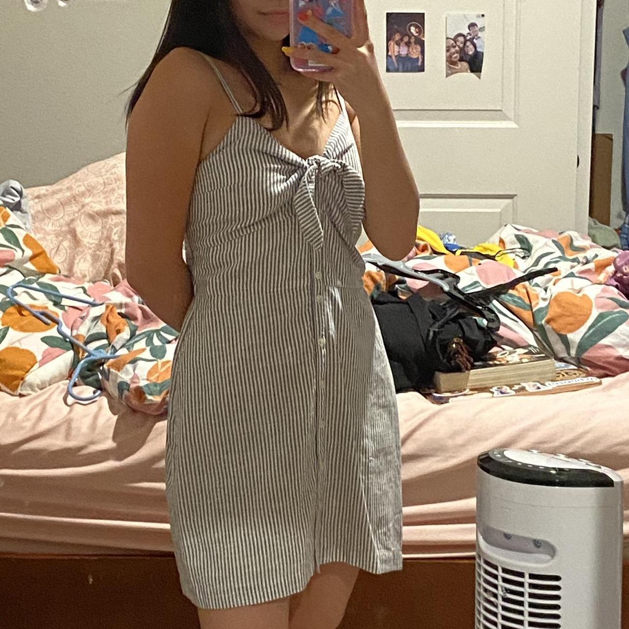 abercrombie and fitch striped dress