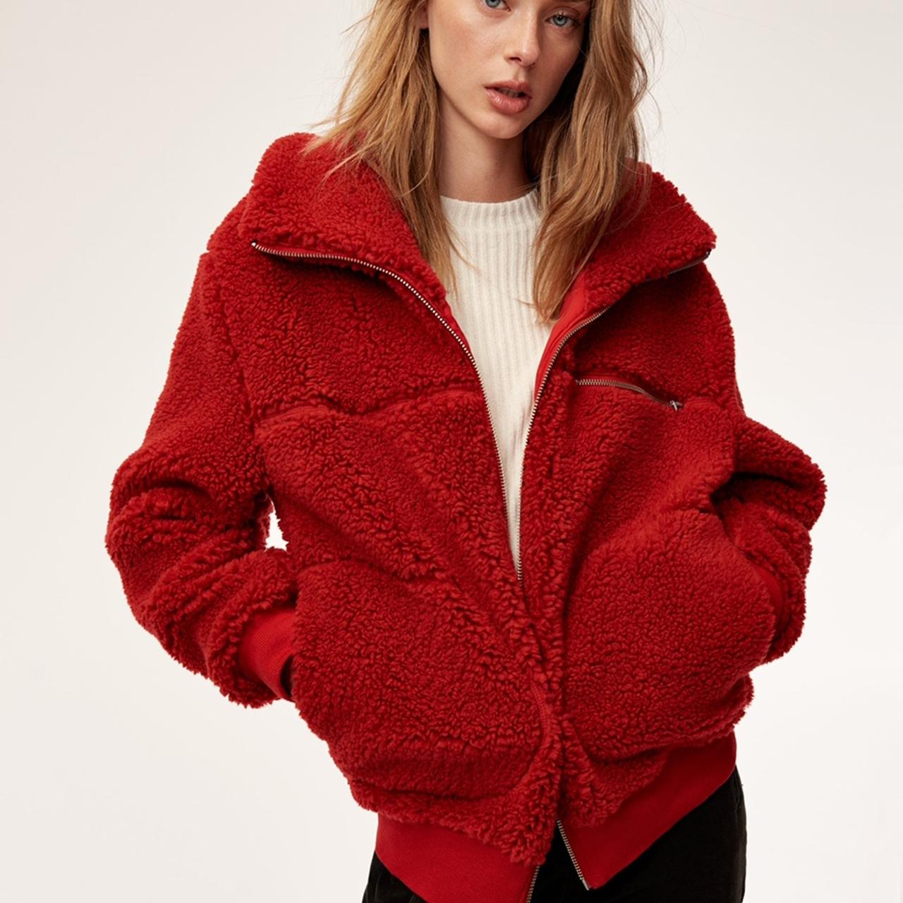 Teddy jacket outlet aritzia